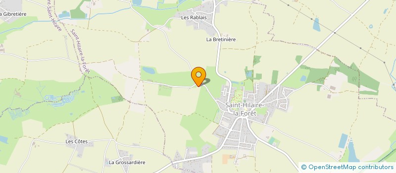 localisation de l'entreprise MONSIEUR HERVE BOUSSAIS  SAINT-HILAIRE-LA-FORET