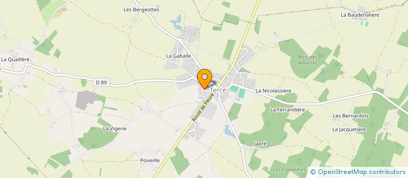 localisation de l'entreprise MONSIEUR HERVE BOUTIN  TERCE