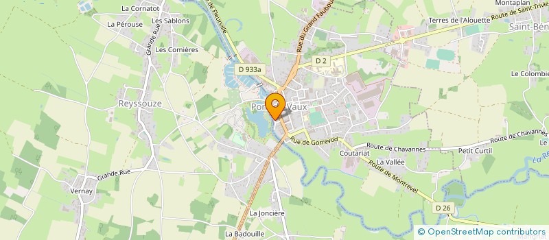 localisation de l'entreprise MONSIEUR HERVE BOUVARD à PONT-DE-VAUX