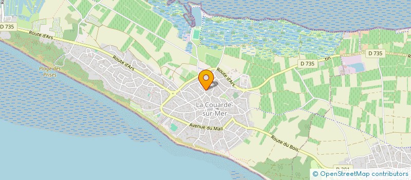 localisation de l'entreprise MONSIEUR HERVE BOUYER  LA COUARDE-SUR-MER