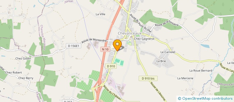 localisation de l'entreprise MONSIEUR HERVE BOYER  CHEVANCEAUX