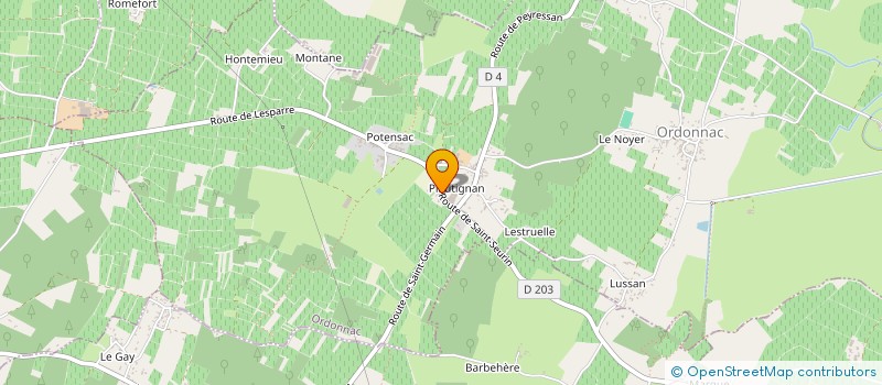 localisation de l'entreprise MONSIEUR HERVE BOYER  ORDONNAC