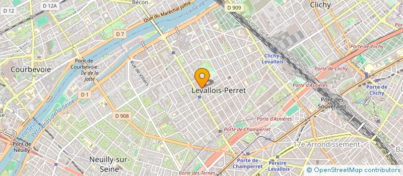 localisation de l'entreprise MONSIEUR HERVE BOYER  LEVALLOIS-PERRET