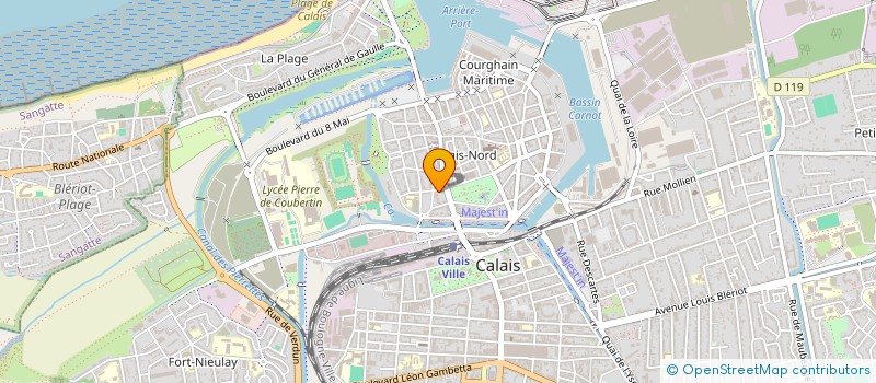 localisation de l'entreprise MONSIEUR HERVE BRACHET  CALAIS