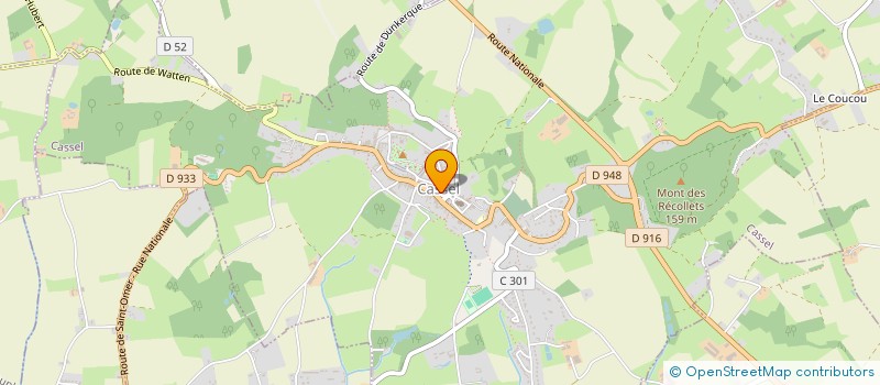 localisation de l'entreprise MONSIEUR HERVE BRAMI  CASSEL