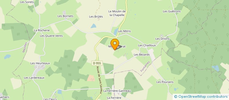 localisation de l'entreprise MONSIEUR HERVE BRECHOT à FONTAINES