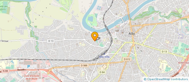 localisation de l'entreprise MONSIEUR HERVE BREDIF à ALBI