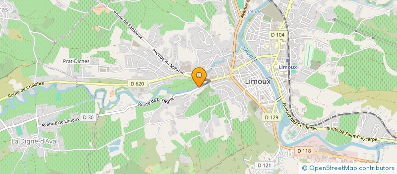 localisation de l'entreprise MONSIEUR HERVE BREST à LIMOUX