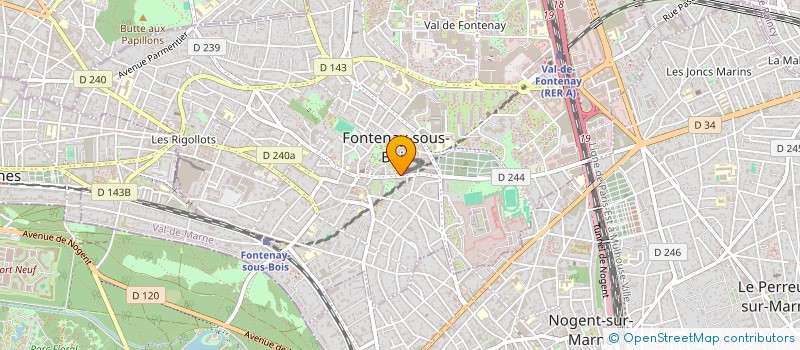 localisation de l'entreprise MONSIEUR HERVE BRET à FONTENAY-SOUS-BOIS