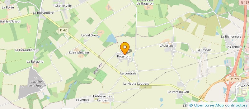 localisation de l'entreprise MONSIEUR HERVE BRETAGNE à BAIN-DE-BRETAGNE