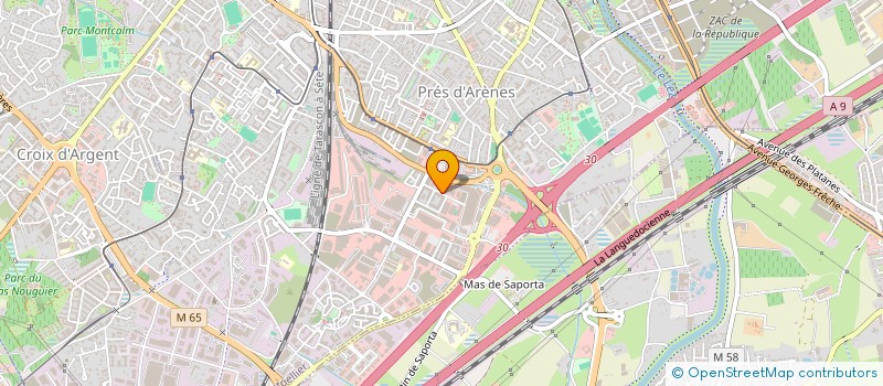 localisation de l'entreprise MONSIEUR HERVE BRINGUIER à MONTPELLIER