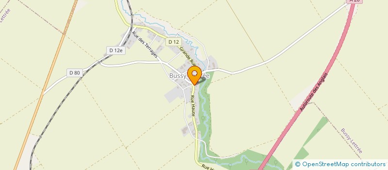 localisation de l'entreprise MONSIEUR HERVE BRISSON  BUSSY-LETTREE