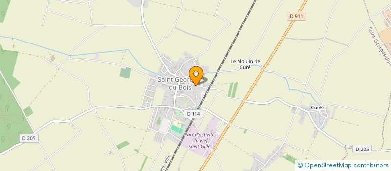 localisation de l'entreprise MONSIEUR HERVE BROCHET  SAINT-GEORGES-DU-BOIS