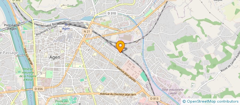 localisation de l'entreprise MONSIEUR HERVE BROUCA  AGEN