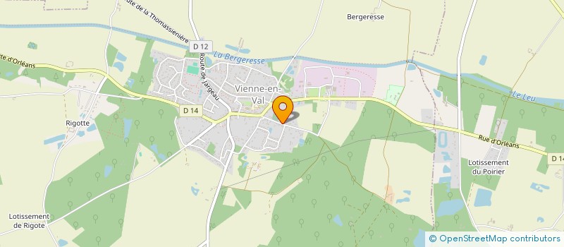 localisation de l'entreprise MONSIEUR HERVE BROUSSEAU  VIENNE-EN-VAL