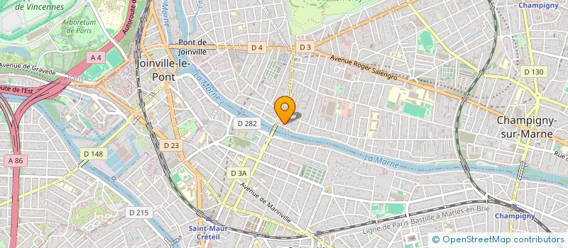 localisation de l'entreprise MONSIEUR HERVE BRUNO  MORTEFONTAINE