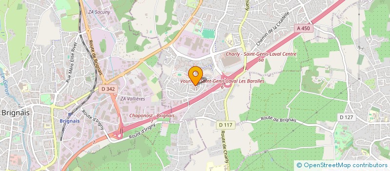 localisation de l'entreprise MONSIEUR HERVE BRUYERE  SAINT-GENIS-LAVAL