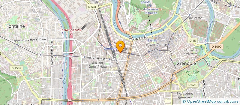 localisation de l'entreprise MONSIEUR HERVE BUATOIS à GRENOBLE
