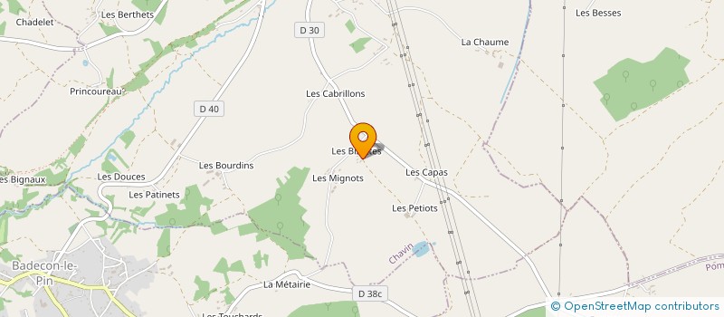 localisation de l'entreprise MONSIEUR HERVE BUDE à CHAVIN