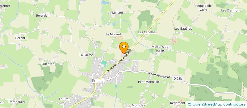 localisation de l'entreprise MONSIEUR HERVE BUIRON à FOISSIAT