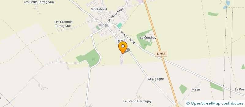 localisation de l'entreprise MONSIEUR HERVE BUISSON à VINEUIL