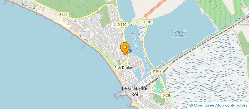 localisation de l'entreprise MONSIEUR HERVE BUSSY  LE GRAU-DU-ROI