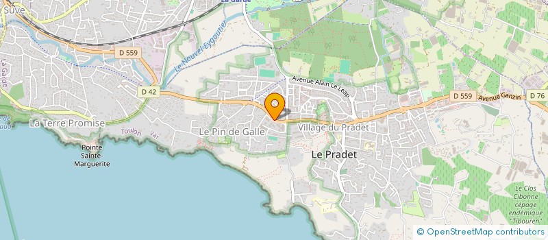 localisation de l'entreprise MONSIEUR HERVE BUTI à LE PRADET
