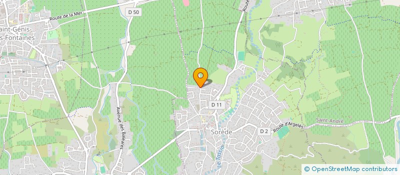 localisation de l'entreprise MONSIEUR HERVE CADENE  SOREDE