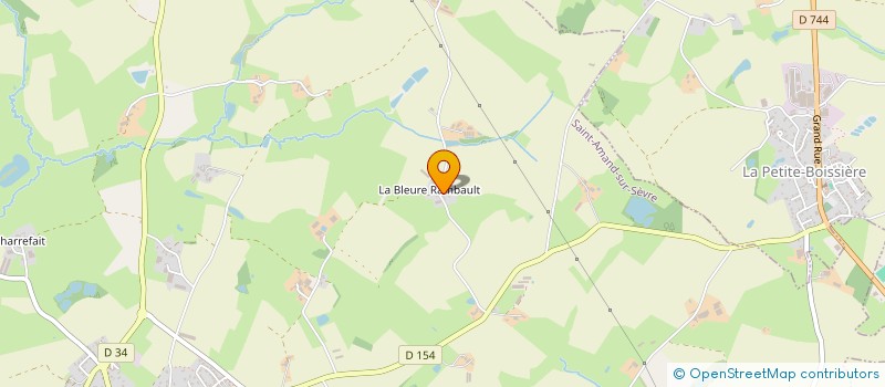 localisation de l'entreprise MONSIEUR HERVE CAILLAUD à SAINT-AMAND-SUR-SEVRE