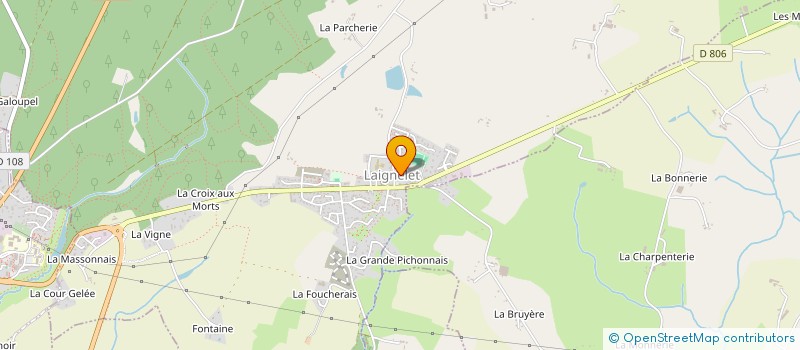localisation de l'entreprise MONSIEUR HERVE CAILLERE à LAIGNELET