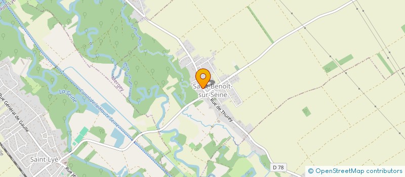 localisation de l'entreprise MONSIEUR HERVE CAIN  SAINT-BENOIT-SUR-SEINE