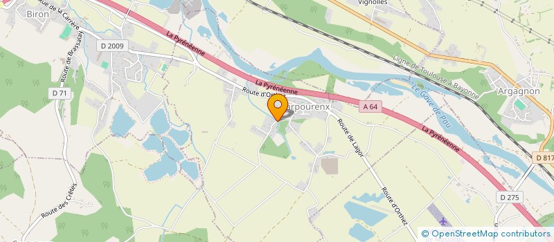 localisation de l'entreprise MONSIEUR HERVE CAMGRAND  SALLESPISSE