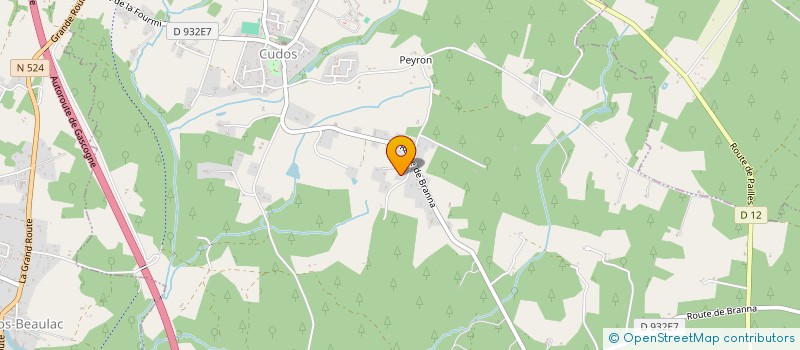 localisation de l'entreprise MONSIEUR HERVE CAMPO  CUDOS