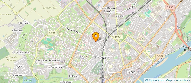 localisation de l'entreprise MONSIEUR HERVE CAPDEVIELLE  BLOIS