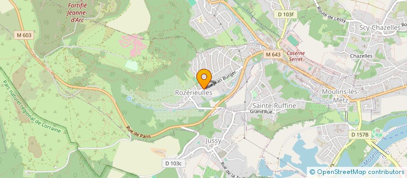 localisation de l'entreprise MONSIEUR HERVE CARDON  ROZERIEULLES