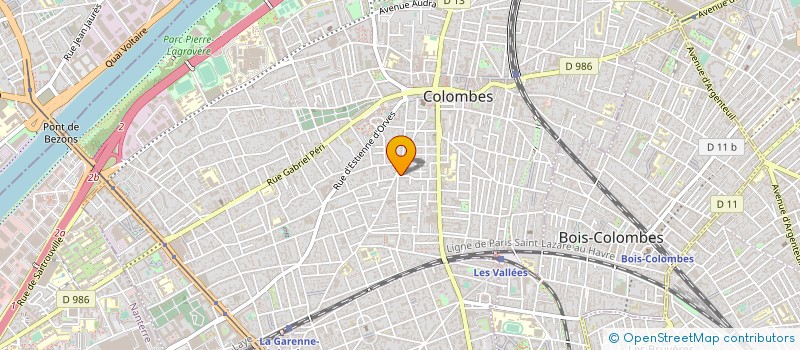 localisation de l'entreprise MONSIEUR HERVE CARDUNER à COLOMBES