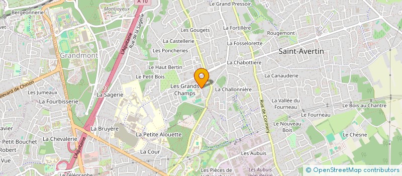 localisation de l'entreprise MONSIEUR HERVE CARIOU  SAINT-AVERTIN