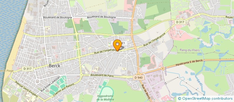 localisation de l'entreprise MONSIEUR HERVE CARON à BERCK