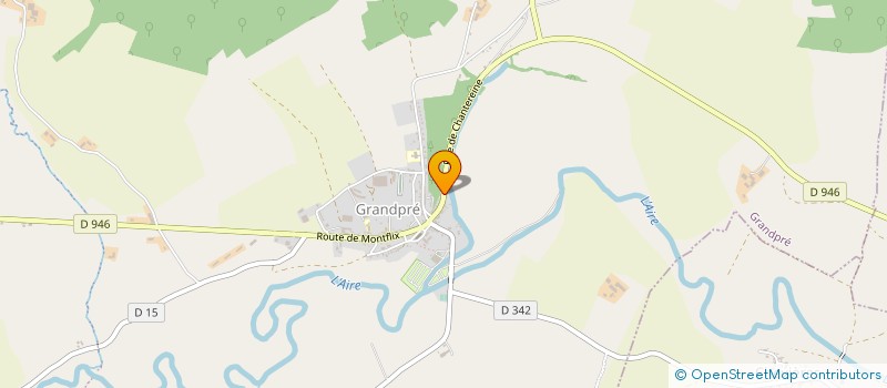 localisation de l'entreprise MONSIEUR HERVE CARQUIN  GRANDPRE