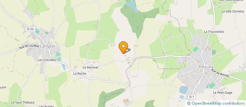 localisation de l'entreprise MONSIEUR HERVE CARRE  PLOUGUENAST-LANGAST