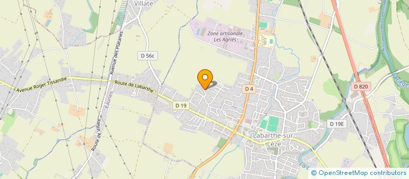 localisation de l'entreprise MONSIEUR HERVE CARRIERE à LABARTHE-SUR-LEZE