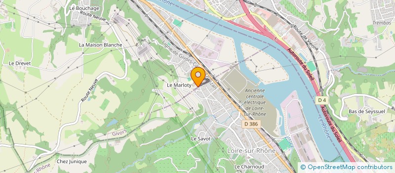 localisation de l'entreprise MONSIEUR HERVE CARROTTE à GIVORS