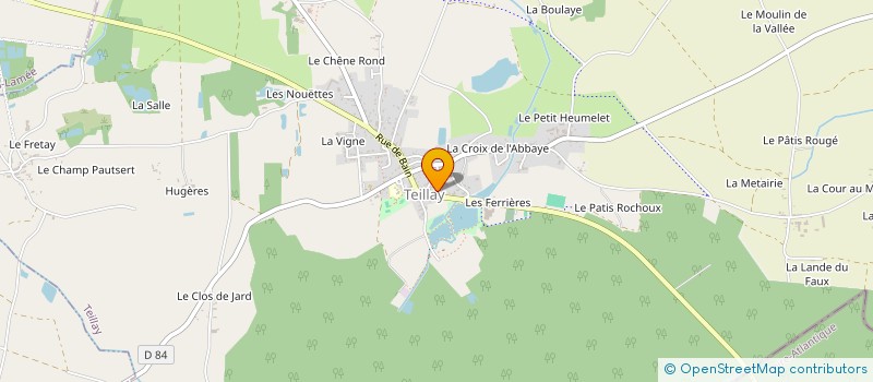 localisation de l'entreprise MONSIEUR HERVE CARTESSE  TEILLAY