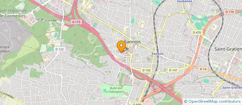 localisation de l'entreprise MONSIEUR HERVE CASIMIRIUS  SANNOIS