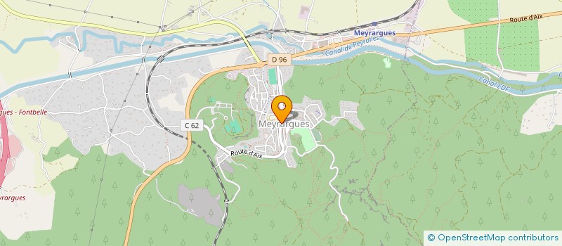 localisation de l'entreprise MONSIEUR HERVE CASTEL  MEYRARGUES