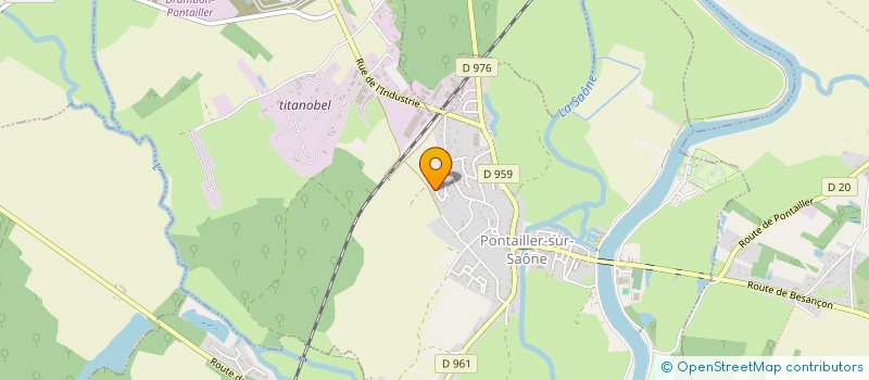 localisation de l'entreprise MONSIEUR HERVE CASTELLA  PONTAILLER-SUR-SAONE