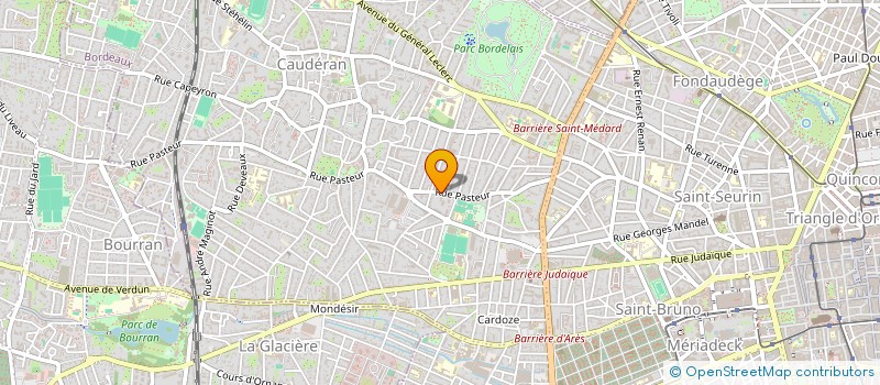 localisation de l'entreprise MONSIEUR HERVE CASTET  BORDEAUX