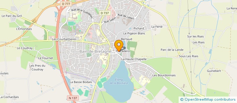 localisation de l'entreprise MONSIEUR HERVE CATTO à BAIN-DE-BRETAGNE