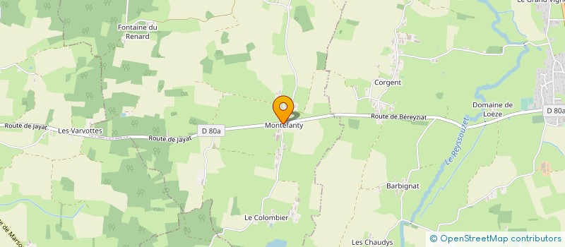 localisation de l'entreprise MONSIEUR HERVE CAVILLON  SAINT-JEAN-SUR-REYSSOUZE