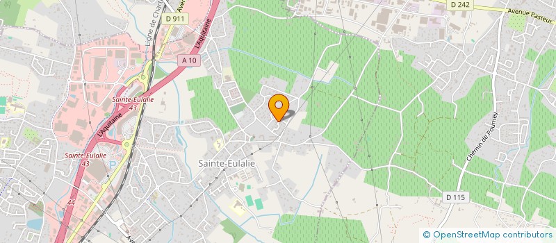 localisation de l'entreprise MONSIEUR HERVE CAZASSUS  SAINTE-EULALIE